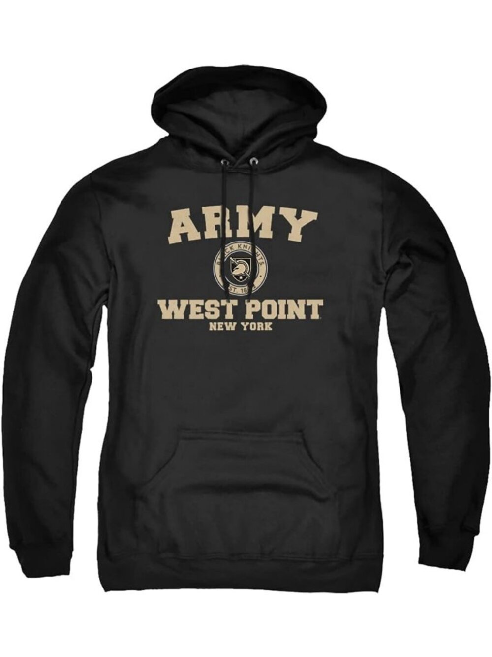 Unisex Military Academy Official Circle Logo Hoodie | Cozy Pull-Over Sweatshirt
